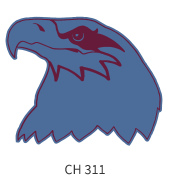 mascots-emblem-clumbia-maroon-eagle-face