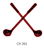 golf-emblem-red-black-two-crossed-sticks