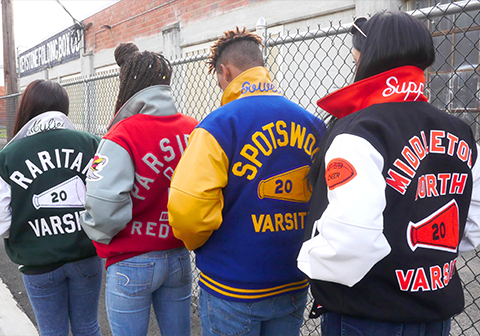 Custom Letterman Jackets Women | Satin Varsity Jackets