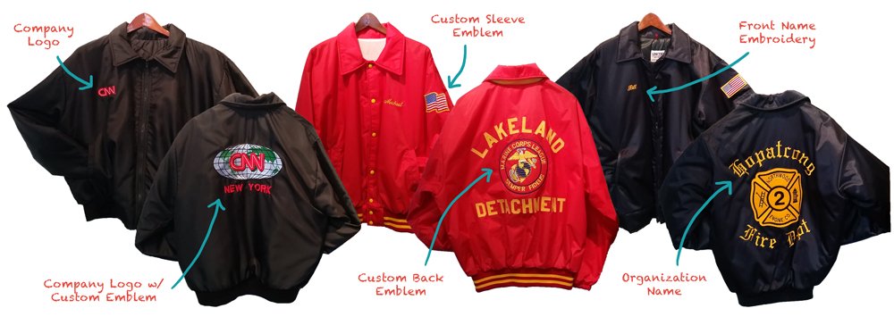 Main features of the Varsity Jackets