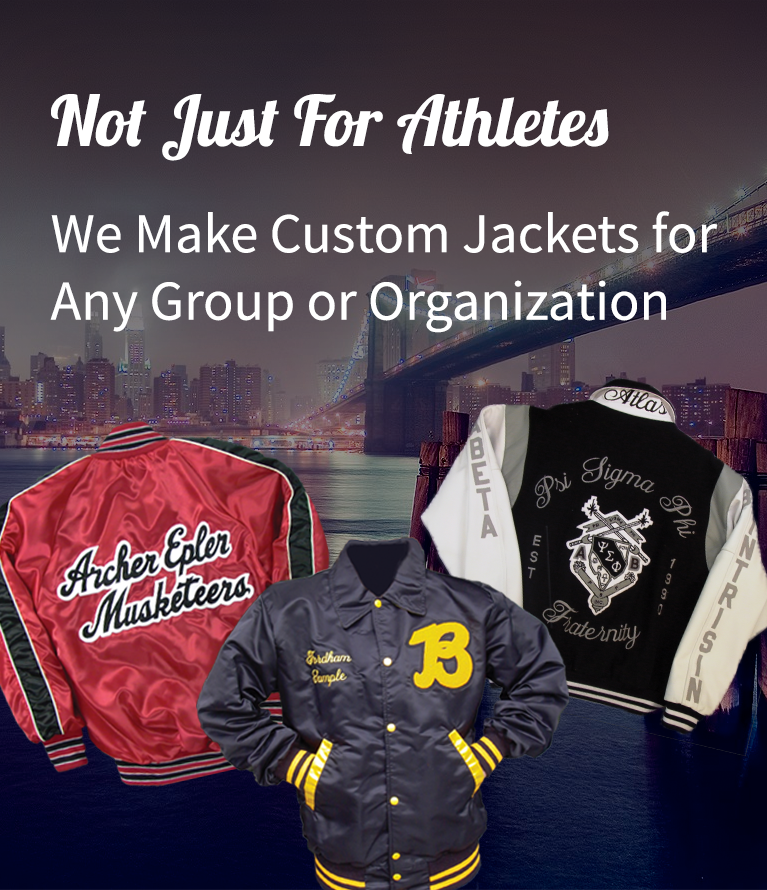 Design your own jacket. Custom Varsity Jackets from United Sport Apparel